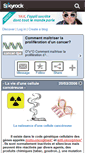 Mobile Screenshot of cancer-tpe.skyrock.com