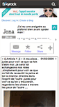 Mobile Screenshot of j0n-aa.skyrock.com