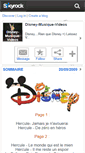 Mobile Screenshot of disney-musique-videos.skyrock.com