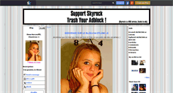 Desktop Screenshot of ilona-m-fans.skyrock.com