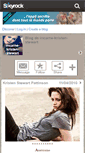 Mobile Screenshot of incarne-kristen-stewart.skyrock.com