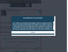 Tablet Screenshot of miiss-portugal1107.skyrock.com