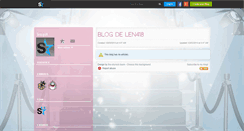 Desktop Screenshot of len418.skyrock.com