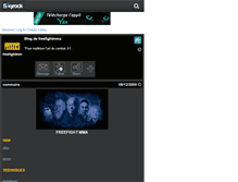 Tablet Screenshot of freefightmma.skyrock.com