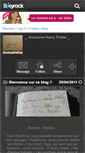 Mobile Screenshot of annuaireharrypotter.skyrock.com