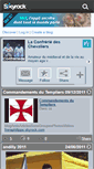 Mobile Screenshot of confreriedeschevalier.skyrock.com