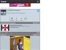 Tablet Screenshot of confreriedeschevalier.skyrock.com