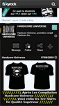 Mobile Screenshot of hardcore-universe.skyrock.com