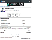 Tablet Screenshot of humphrey-for-the-life.skyrock.com