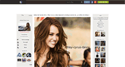 Desktop Screenshot of miley-cyrus-fanns.skyrock.com