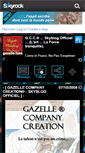 Mobile Screenshot of gazelle-fake.skyrock.com