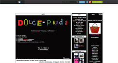 Desktop Screenshot of d0lce-prada.skyrock.com