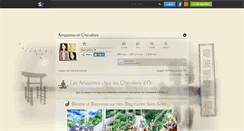 Desktop Screenshot of amazones-et-chevaliers.skyrock.com