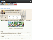 Tablet Screenshot of amazones-et-chevaliers.skyrock.com