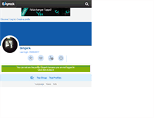 Tablet Screenshot of gingera.skyrock.com