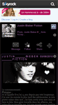 Mobile Screenshot of j--bieber--fiction.skyrock.com