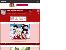 Tablet Screenshot of inuyasha-et-kagome-love.skyrock.com