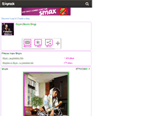 Tablet Screenshot of famous-shym-x.skyrock.com