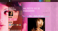 Desktop Screenshot of julie-la-parisienne.skyrock.com