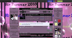 Desktop Screenshot of hitsummer2010.skyrock.com