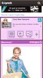 Mobile Screenshot of caro-vampire-fiction.skyrock.com