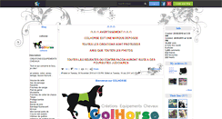 Desktop Screenshot of colhorse.skyrock.com