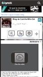 Mobile Screenshot of camille-mllx-cat.skyrock.com