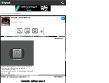 Tablet Screenshot of camille-mllx-cat.skyrock.com
