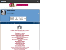 Tablet Screenshot of femmes--battues.skyrock.com