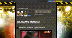 Desktop Screenshot of lil-wayne-blogfan.skyrock.com