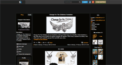 Desktop Screenshot of changeforthechildren.skyrock.com