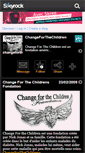 Mobile Screenshot of changeforthechildren.skyrock.com