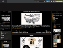 Tablet Screenshot of changeforthechildren.skyrock.com