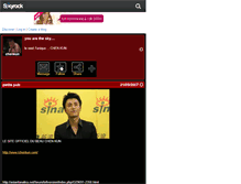 Tablet Screenshot of chenkun.skyrock.com