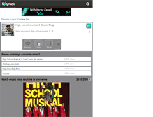 Tablet Screenshot of hsm3--music.skyrock.com