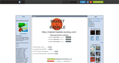 Desktop Screenshot of basket-baballe.skyrock.com
