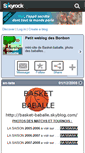 Mobile Screenshot of basket-baballe.skyrock.com