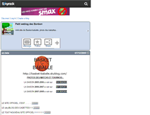 Tablet Screenshot of basket-baballe.skyrock.com