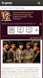 Mobile Screenshot of directiononefrance.skyrock.com