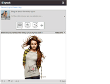 Tablet Screenshot of dress-like-miley-cyrus.skyrock.com