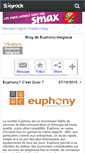 Mobile Screenshot of euphony-belgique.skyrock.com