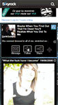 Mobile Screenshot of darkguitarist01.skyrock.com