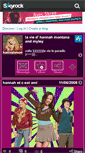 Mobile Screenshot of hannahmontana207.skyrock.com