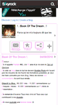 Mobile Screenshot of bookofthedream.skyrock.com