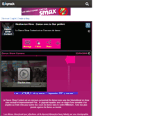 Tablet Screenshot of dance-show-contest.skyrock.com