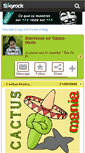 Mobile Screenshot of cactus-mania.skyrock.com