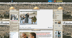 Desktop Screenshot of freedompalestine.skyrock.com
