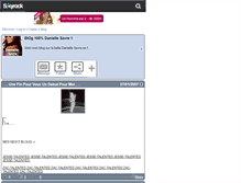 Tablet Screenshot of danielle-savre.skyrock.com