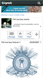 Mobile Screenshot of fall----out----boy.skyrock.com