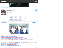 Tablet Screenshot of belle-brune-amoureuse-de.skyrock.com